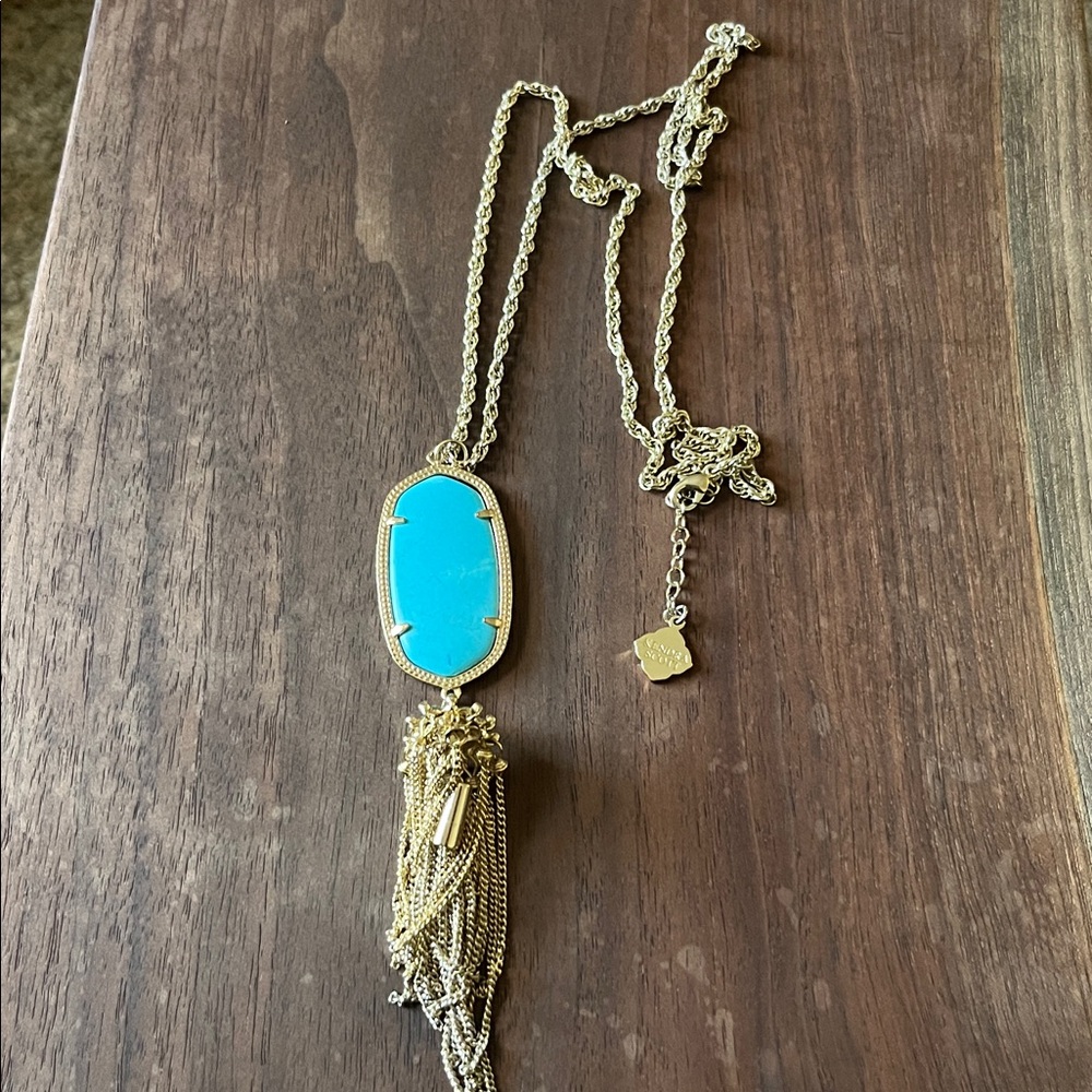 Turquoise Kendra Scott  Pendant Necklace